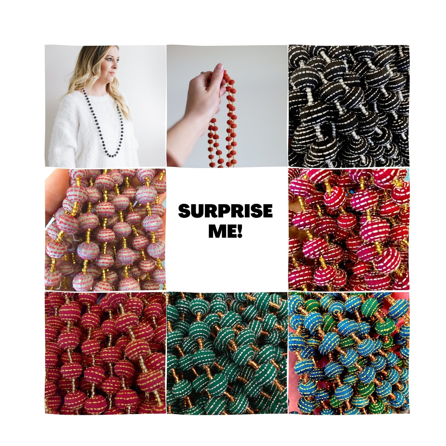 Jubilee Sari Bead Necklace