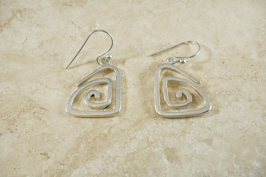 Signature Sterling Silver Make a Ripple Earrings