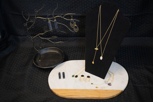 Azure Earrings & Necklace Set