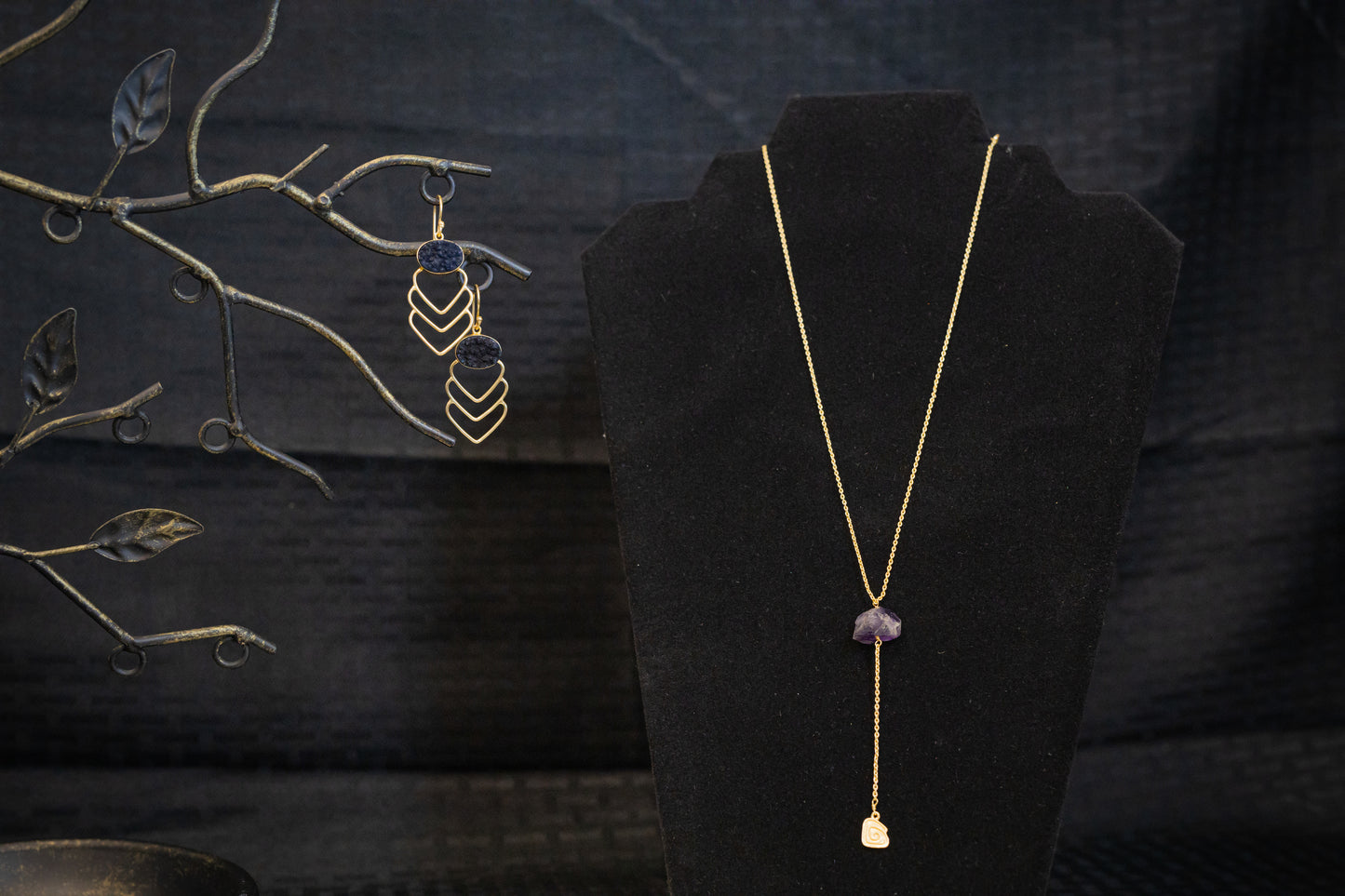 Azure Earrings & Necklace Set