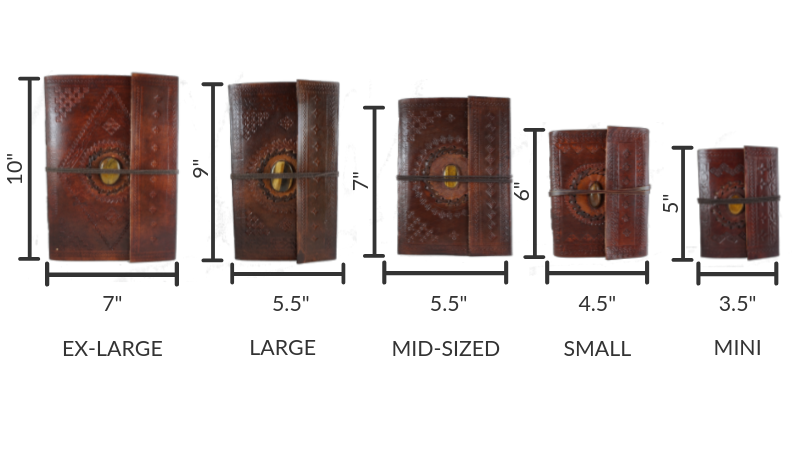 Tiger Eye Leather Journal