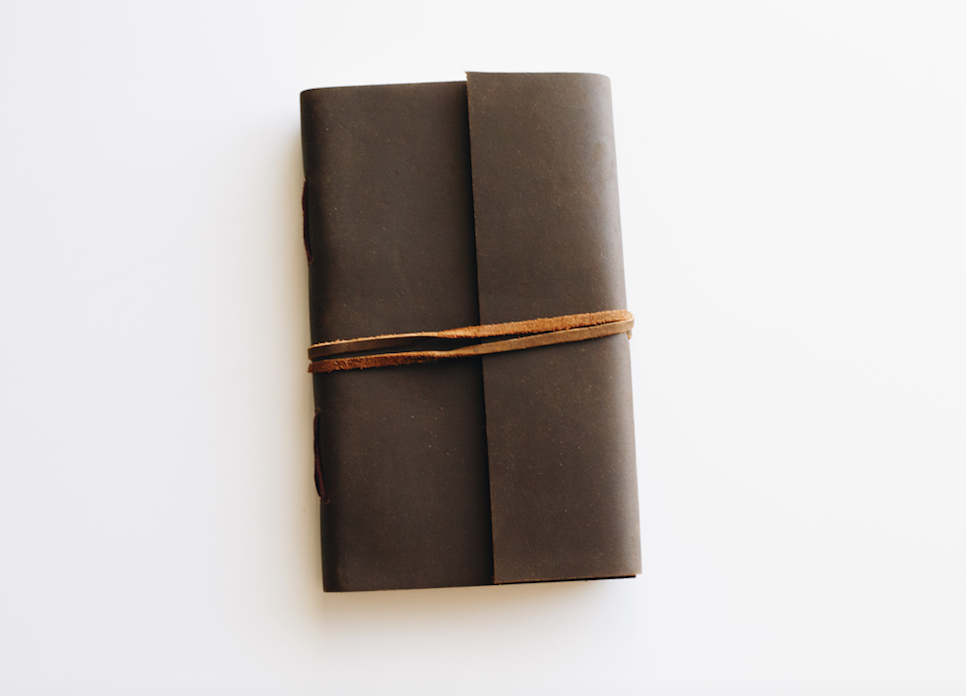 Classic Leather Journal with leather Tie