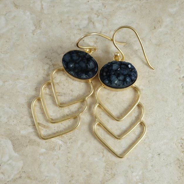 Azure Earrings & Necklace Set