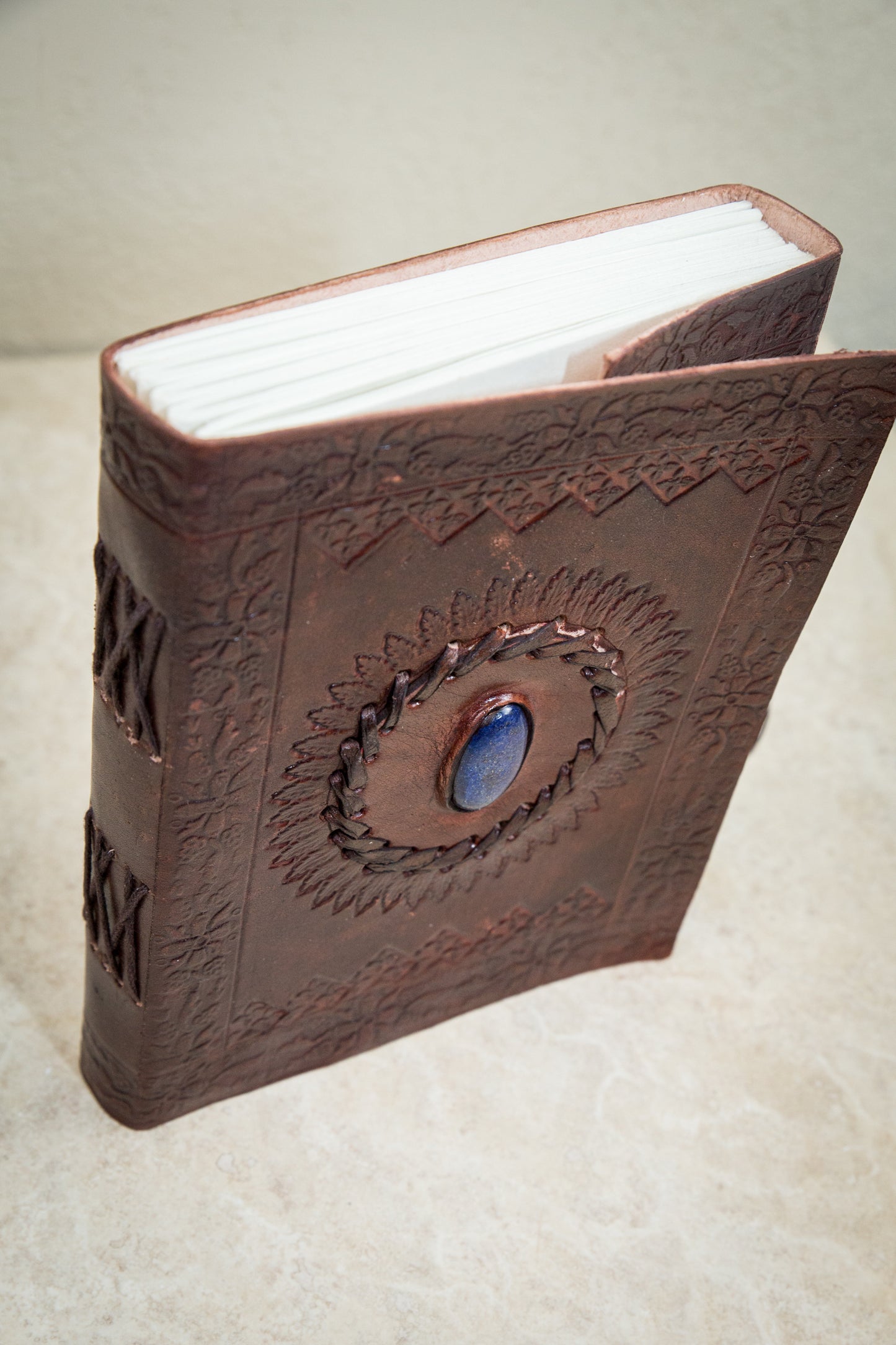Handcrafted leather journal