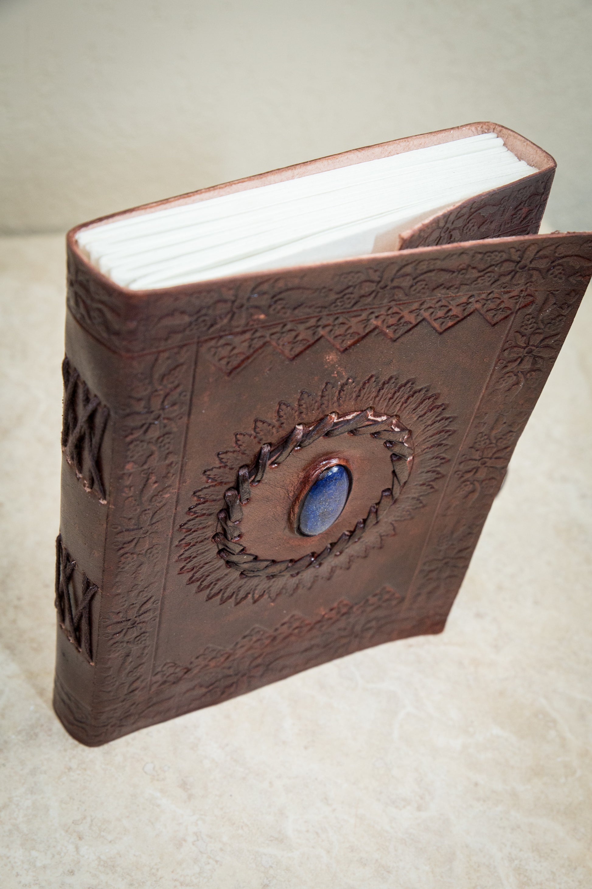 Handcrafted leather journal