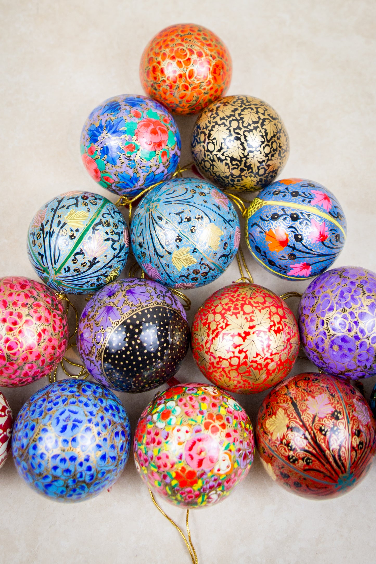 Painted Decorative Ornaments