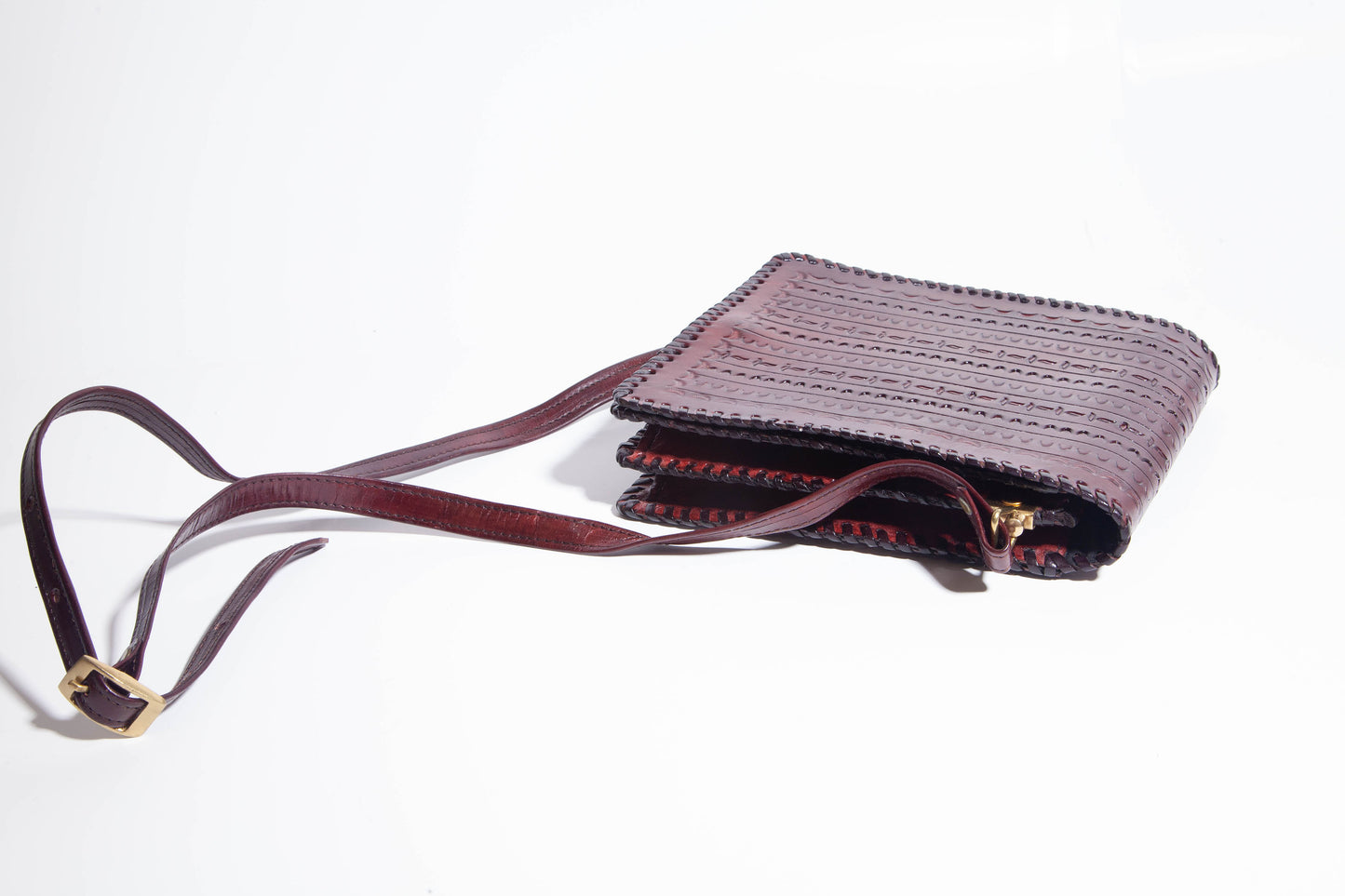 Wave Leather Crossbody Bag