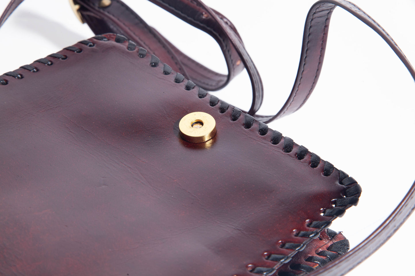 Wave Leather Crossbody Bag