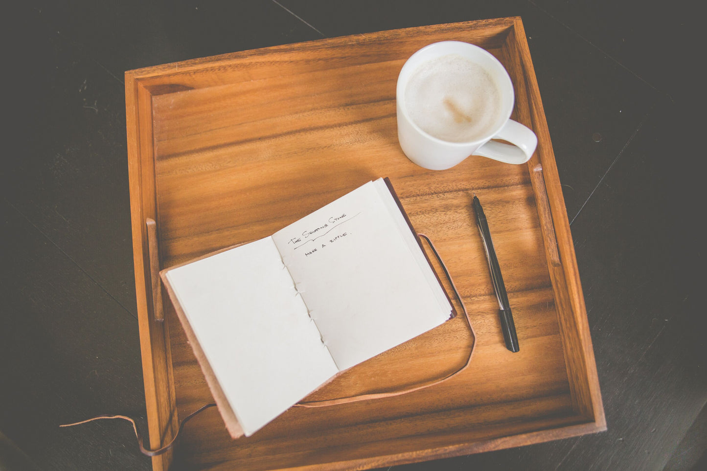 Peacock Leather Journal