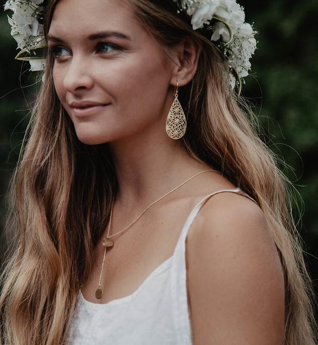 Gemstone Charm Necklace