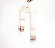 Load image into Gallery viewer, Handloom Cotton Trellis Panelled Scarf
