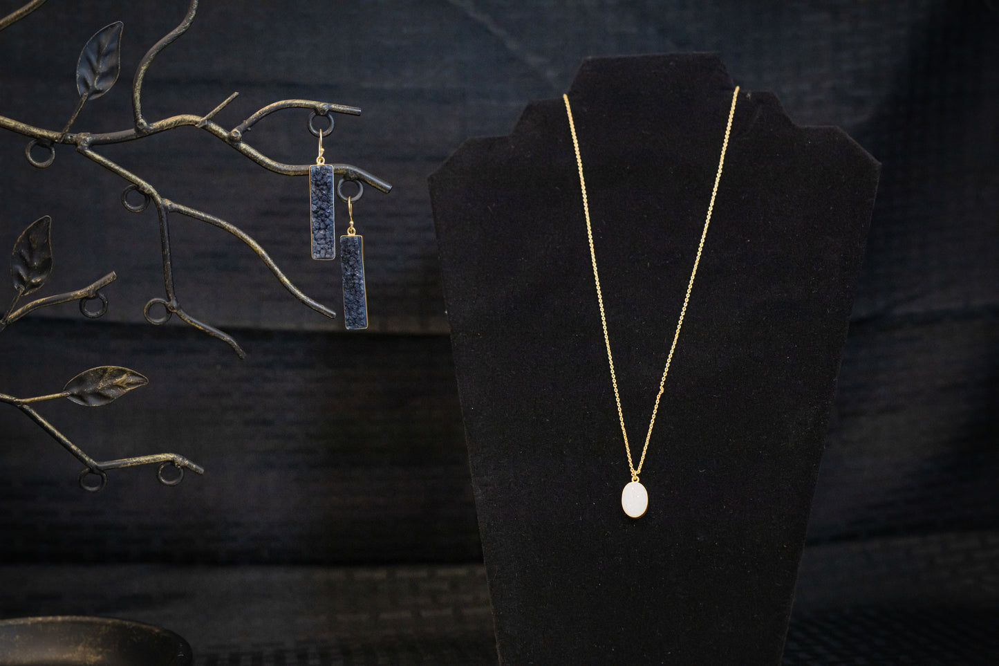 Azure Earrings & Necklace Set