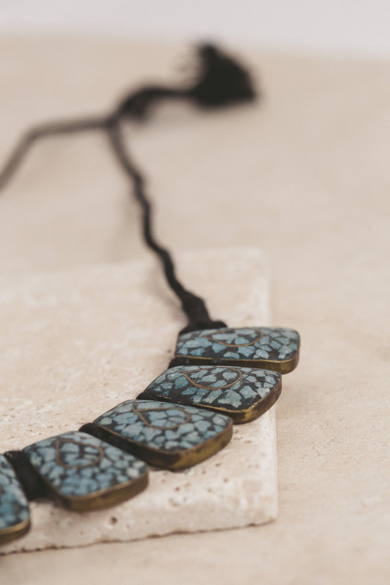 Himalayan Vision in Turquoise Jade Necklace