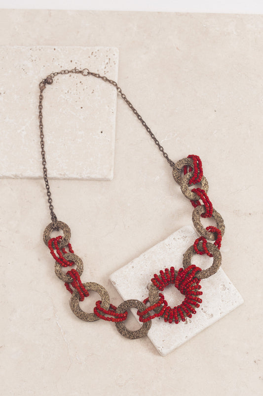 Artisanal in Roseate Haze Necklace