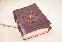 Load image into Gallery viewer, Tiger Eye Leather Journal
