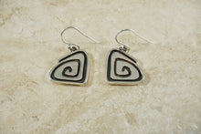 Load image into Gallery viewer, The Skipping Stone Logo Sterling Silver Earrings
