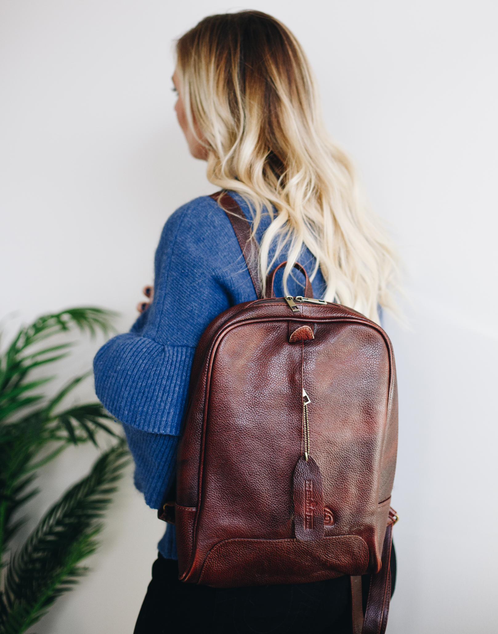Buy Ladies Leather Backpack Online
