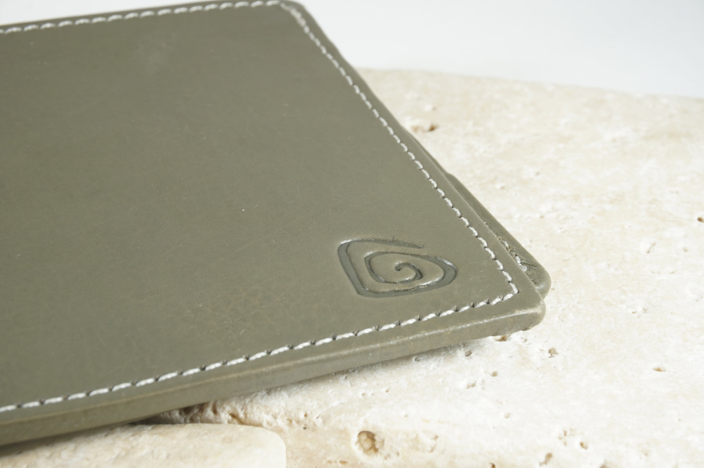 Signature Men's Wallet in Dark Green