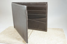 Load image into Gallery viewer, Signature Men&#39;s Wallet in Dark Brown
