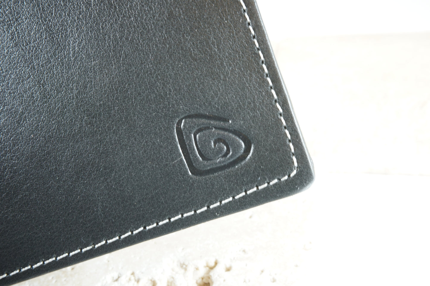 Signature Men's Wallet in Charcoal-Black