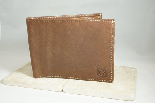 Signature Men's Wallet in Brown