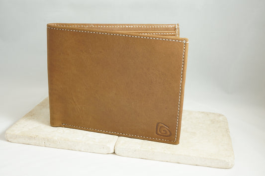 Signature Men's Wallet in Tan