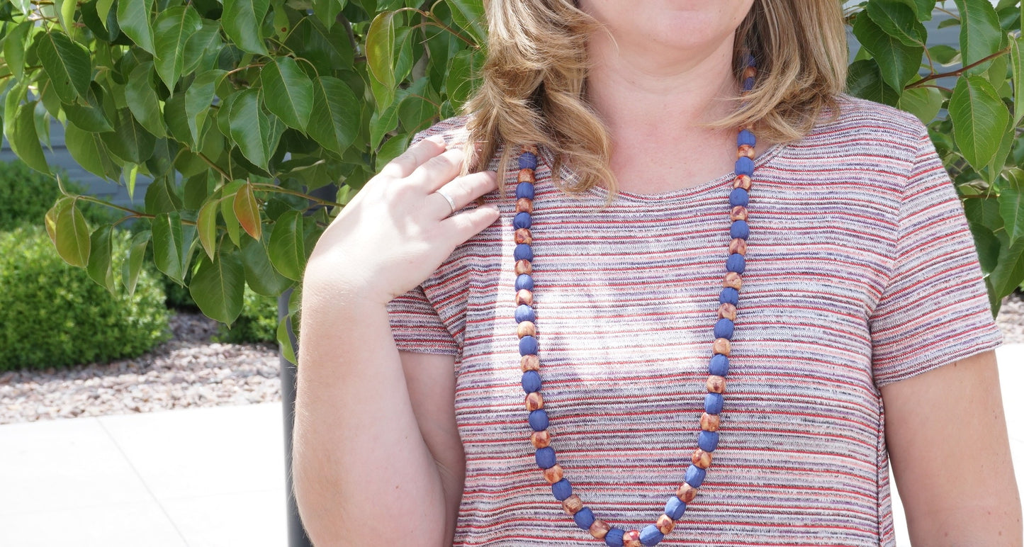 Jubilee Sari Bead Necklace