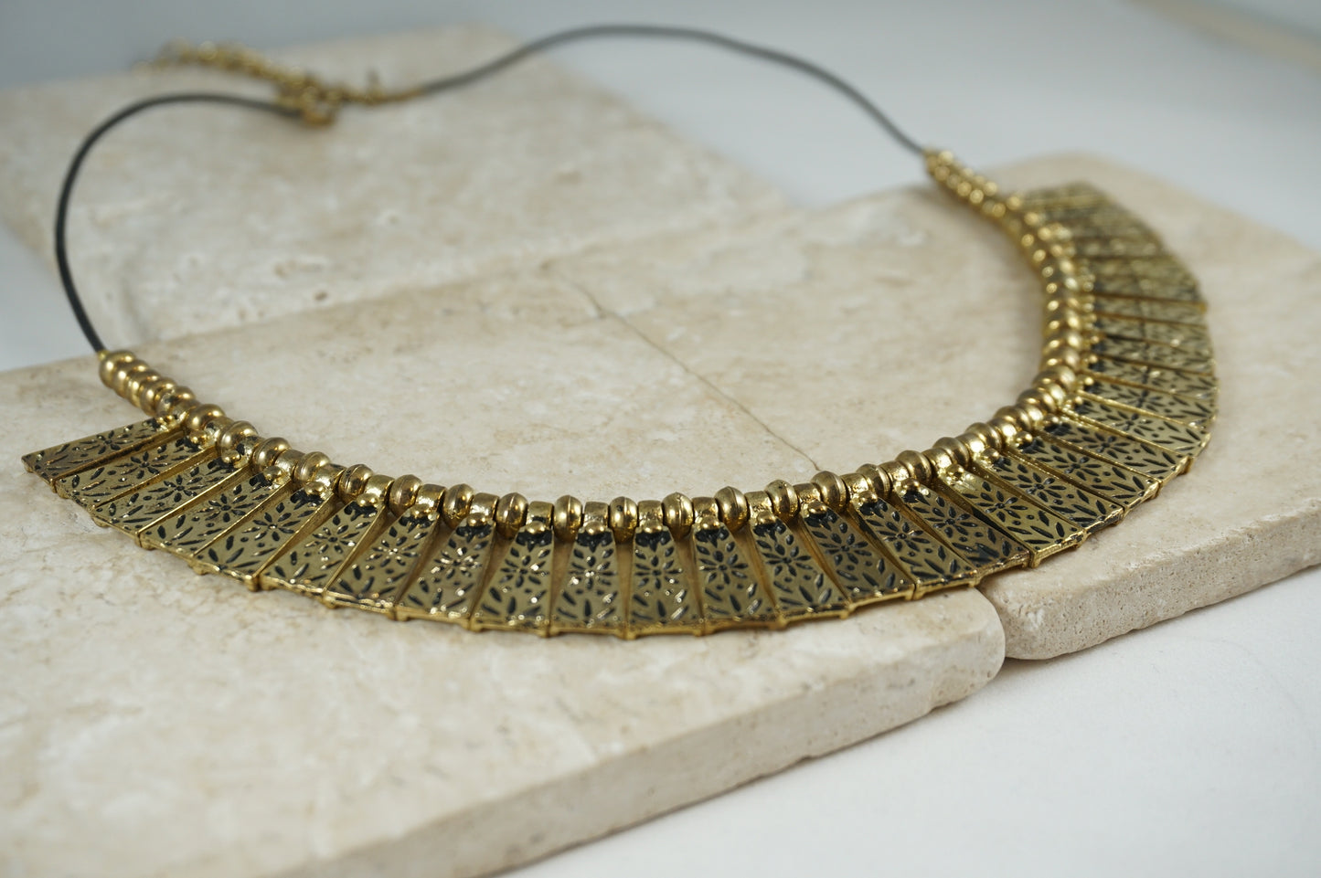 Golden Cut-a-dash Necklace