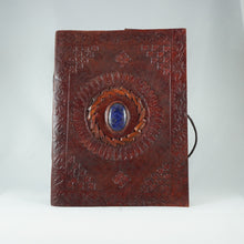Load image into Gallery viewer, Blue Onyx Leather Journal
