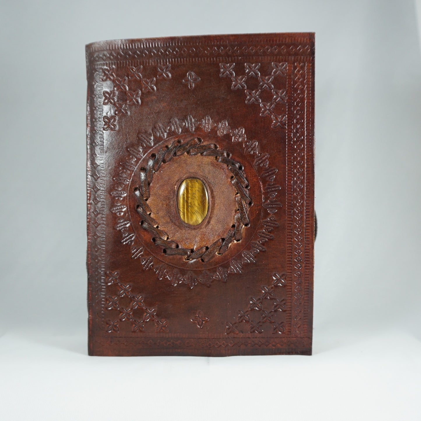 Tiger Eye Leather Journal