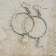 Load image into Gallery viewer, Roe Bead Hoop Earrings
