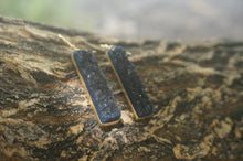 Load image into Gallery viewer, Azure Blue Slab Earrings
