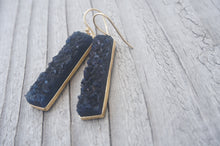 Load image into Gallery viewer, Azure Blue Slab Earrings
