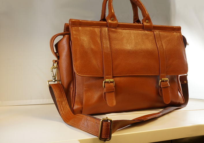 Leather Satchel Messenger Bag 17