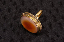 Load image into Gallery viewer, Rustic Amber Stone Ring
