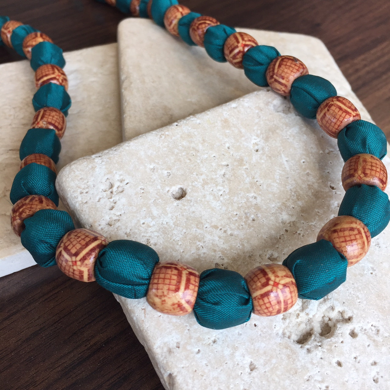 Jubilee Sari Bead Necklace