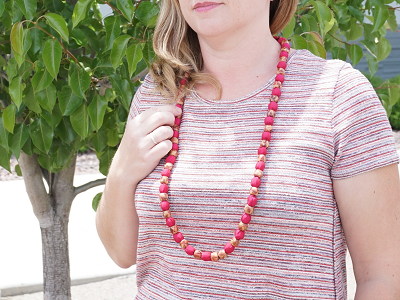 Jubilee Sari Bead Necklace