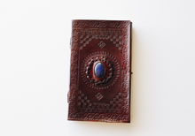 Load image into Gallery viewer, Blue Onyx Leather Journal
