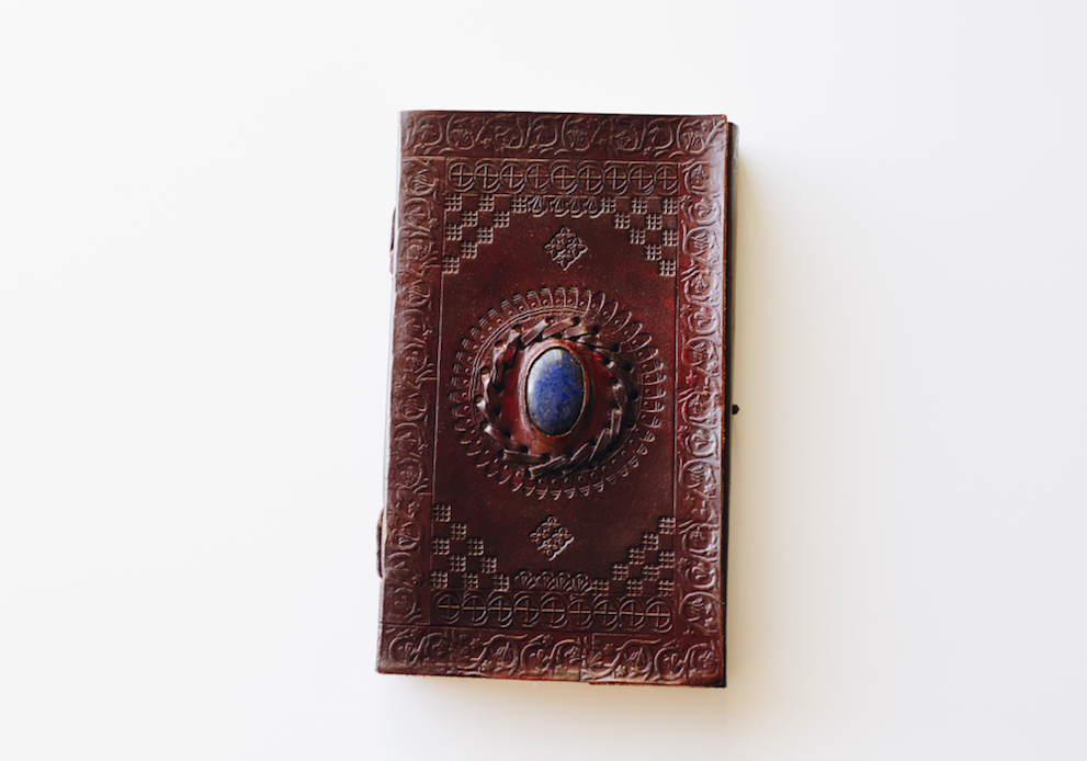 Blue Onyx Leather Journal
