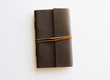 Load image into Gallery viewer, Classic Leather Journal with leather Tie

