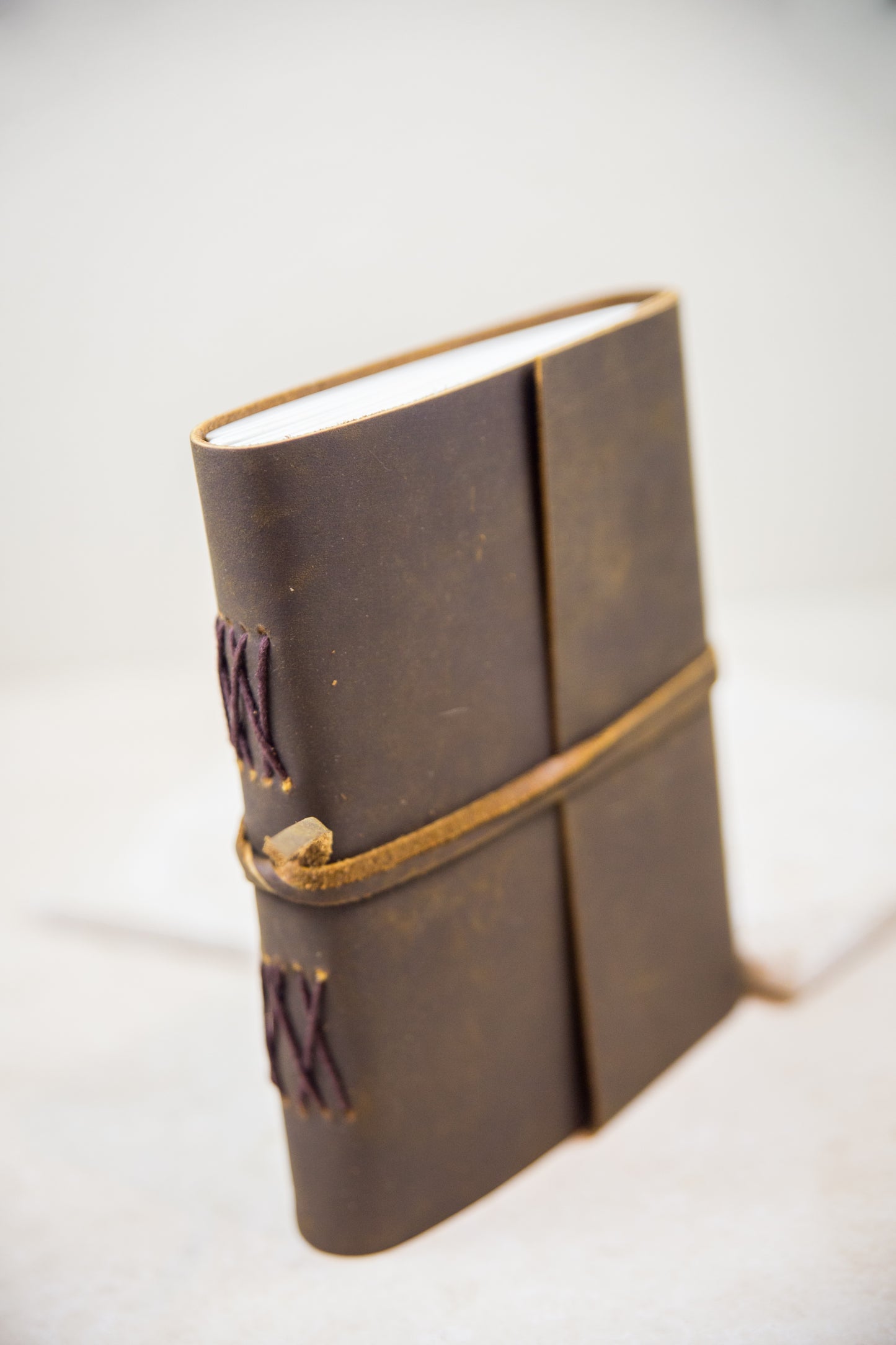 Classic Leather Journal with leather Tie