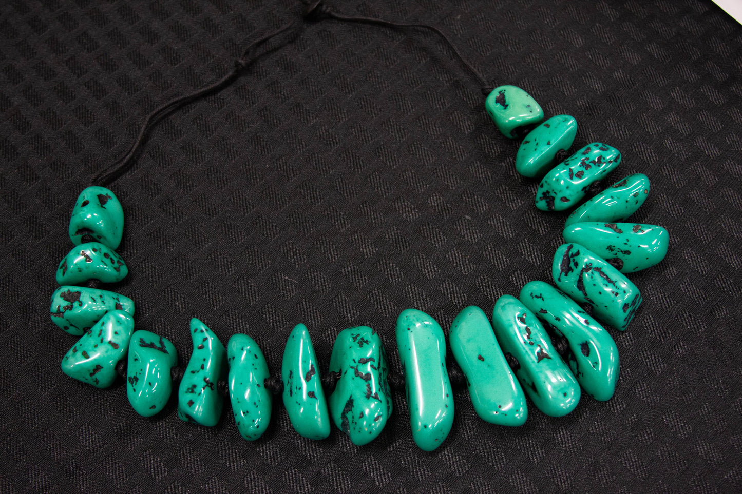 Teal Stone Necklace